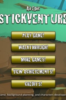 An Epic Stickventure (Flash Game) Playthrough