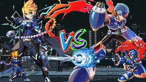 Gunvolt Vs X (Azure Striker Gunvolt vs Mega Man X)