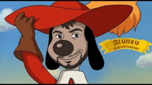Come watch my video about dating and the Three Musketeers