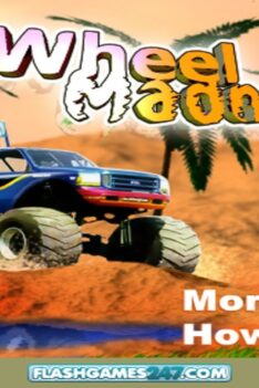 4 Wheel Madness (Flash Game) Full Gameplay Playthrough All Levels