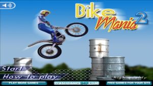 Bike Mania 2 (Flash Game) Full Gameplay Playthrough All Levels