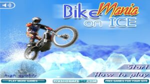 Bike Mania 3: On Ice (Flash Game) Full Gameplay Playthrough All Levels