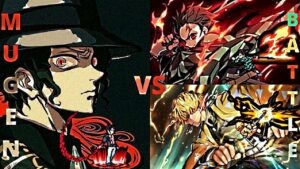 Muzan vs Tanjiro & Zenitsu (Demon Slayer: Kimetsu No Yaiba)
